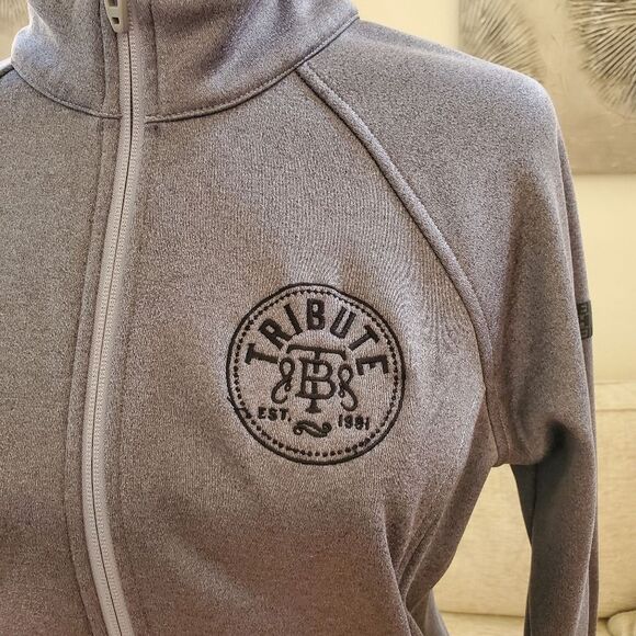 The North Face Canyon Flats Stretch Fleece Jacket sz Med With Custom Patch - Picture 8 of 16